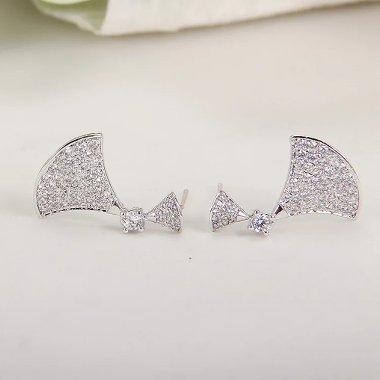 Новинка распродажа модные свадебные украшения 925 стерлингового серебра Pin серьги