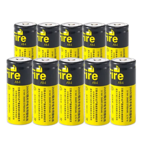 Лидер продаж Supfire фонарик 26650 Батарея 3 7 V Li Ion 3700 mAh Перезаряжаемые для мощный