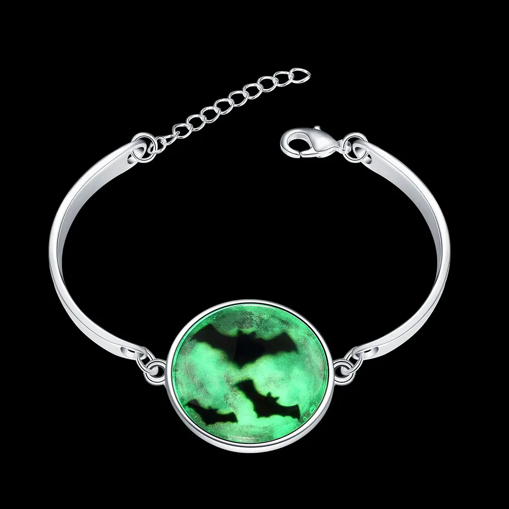 Хэллоуин флуоресцентные зеленые pulsera bransoletki boheme смешивания homme человек
