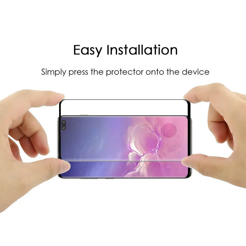 3D изогнутая защитная пленка из закаленного стекла для Samsung Galaxy S20 Ultra S10 5G E Lite S9 Note 10