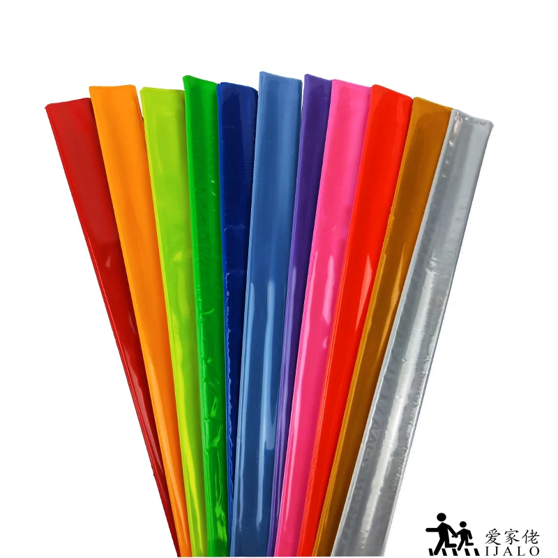 30 см светоотражающий браслет slap band Браслеты slap wrap повязки для бега велосипеда езда безопасность видимость использования