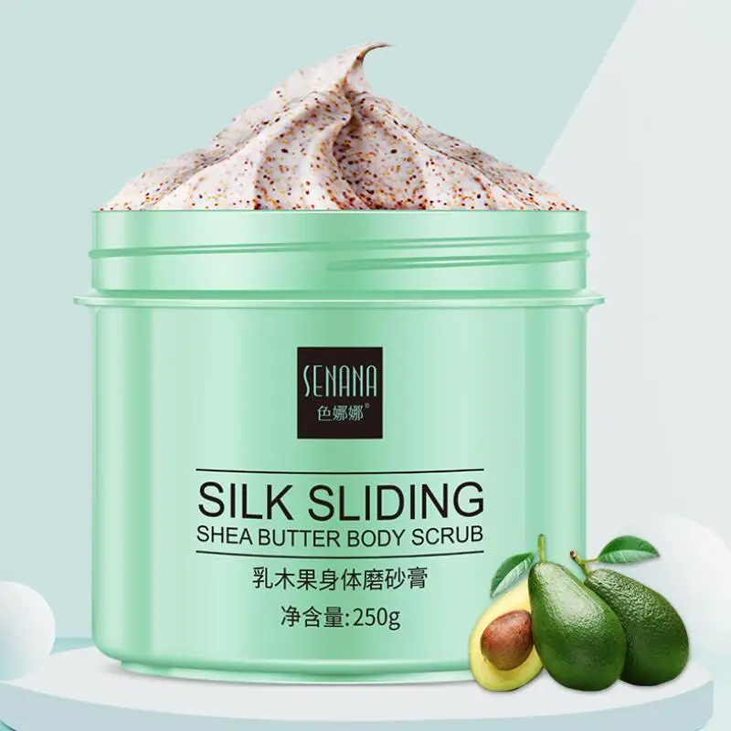 

Body Scrub Shea Butter Exfoliator Deep Cleansing Exfoliating Smooth Brightening Bath Spa Skin Cleanser