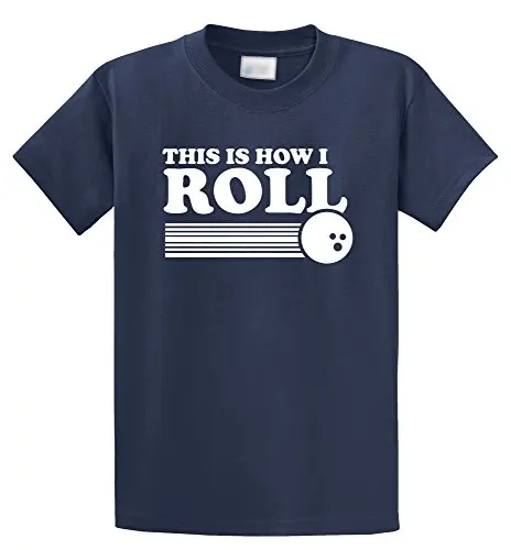 Пользовательские Печатные Рубашки С Коротким Рукавом Моды Это Как Я Ролл Bowlinger