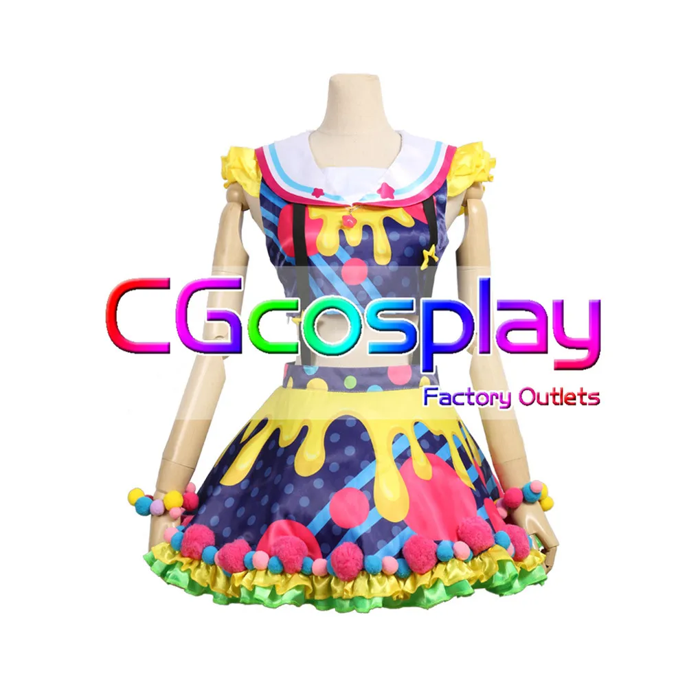 Cgcos Экспресс Bang Dream! Поппин вечерние новые костюмы Касуми Тояма платье униформа