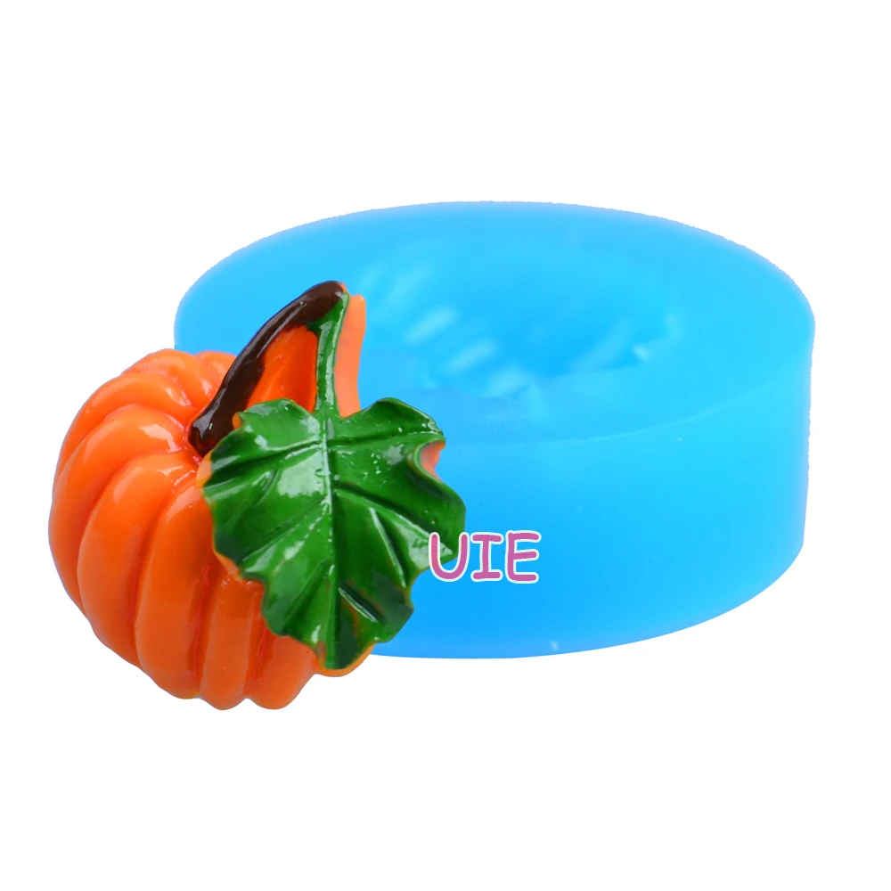 VYL010U Mini Pumpkin Flexible Silicone Mold Kawaii Miniat Sweets Kitsch Jewelry Charms (Clay Wax Epoxy Paste) | Дом и сад