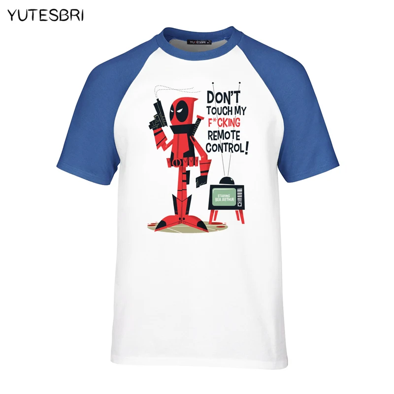 Новейшая Мужская футболка Deadpool модная летняя хлопковая брендовая Футболка с