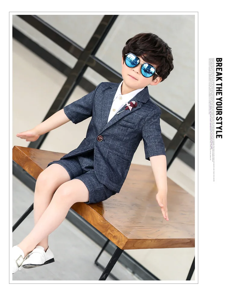 Dollplus/Костюм Джентльмена для мальчиков; детский свадебный костюм для мальчиков; Блейзер; Детские торжественные костюмы; летние детские костюмы; Infantil Menino