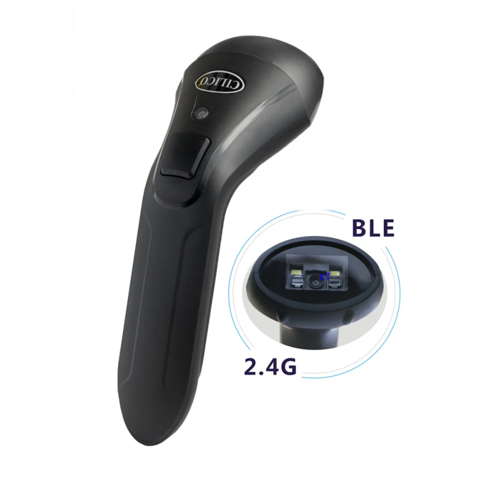 Бесплатная доставка беспроводной 2D сканер штрих кода 2 4G Blueteeth считыватель на