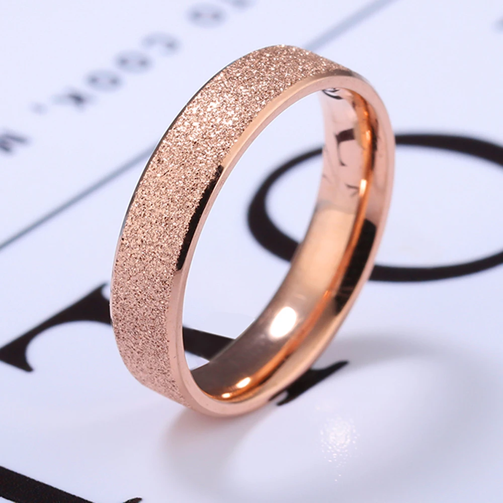 Роскошные Для женщин золотые кольца скучный польский элегантные женские