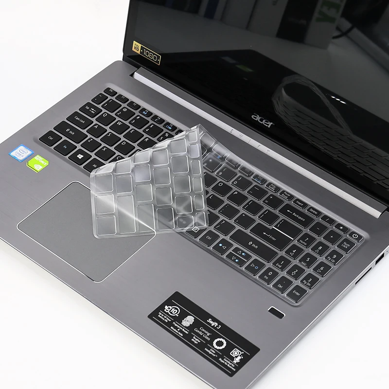 Для acer Swift 3 SF315 Full HD ноутбука Swift3 15 SF315-51G sf315-52G 15,6 дюймов TPU Высокая четкая клавиатура защитная пленка