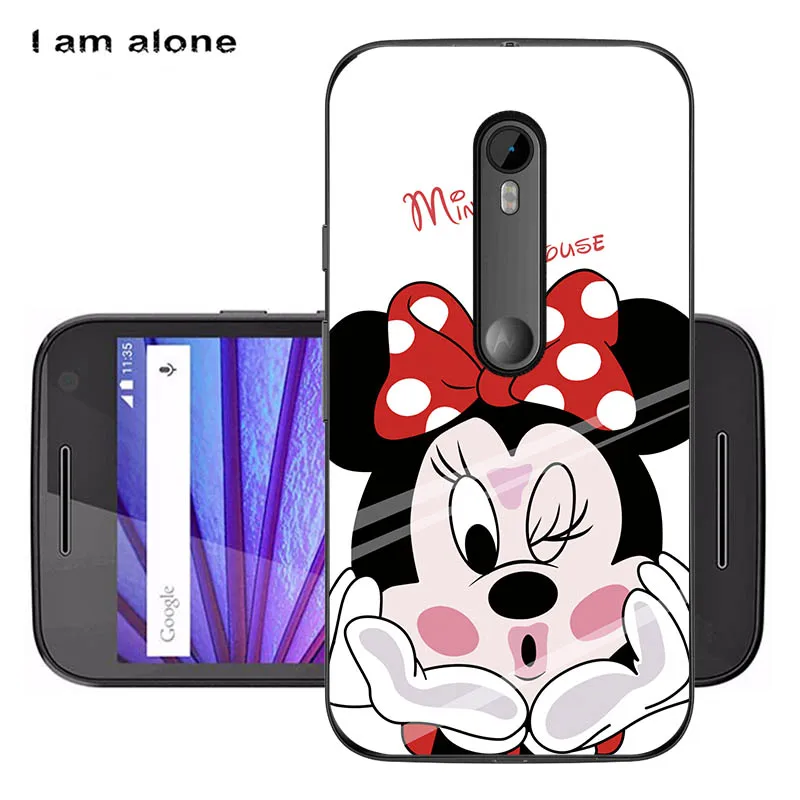 Soft TPU HH43 Чехлы для телефонов I am alone, для Motorola Moto G3, 5,0 дюймов, мягкий ТПУ чехол для мобильного телефона, милая сумка для Motorola Moto G3 - Цвет: Soft TPU HH43