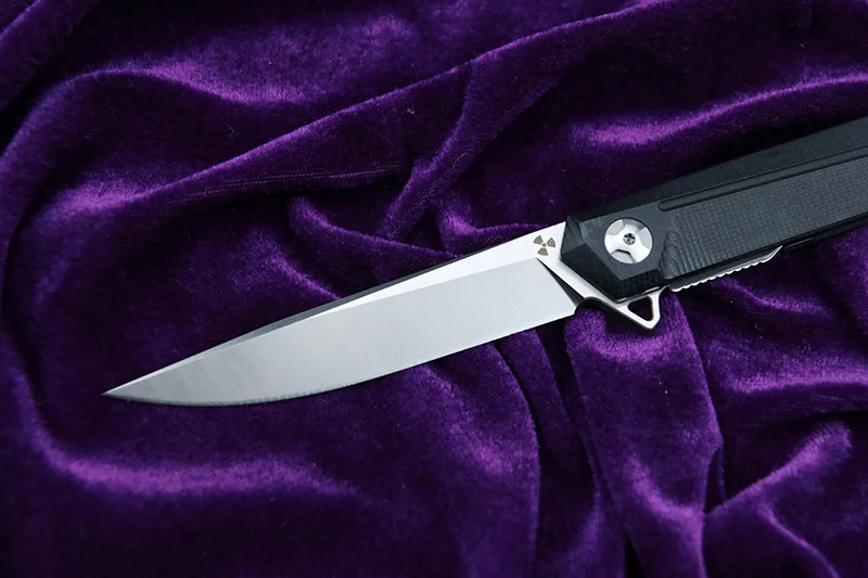 LEMIFSHE Флиппер JK3311-G10 D2 стальное лезвие G10+ стальная ручка Открытый охотничий Карманный кухонный фруктовый Складной Нож EDC инструмент