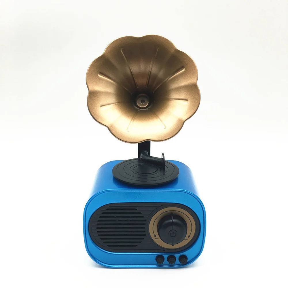 Портативный bluetooth-динамик Ретро Мини беспроводной bluetooth-колонка USB/TF карта