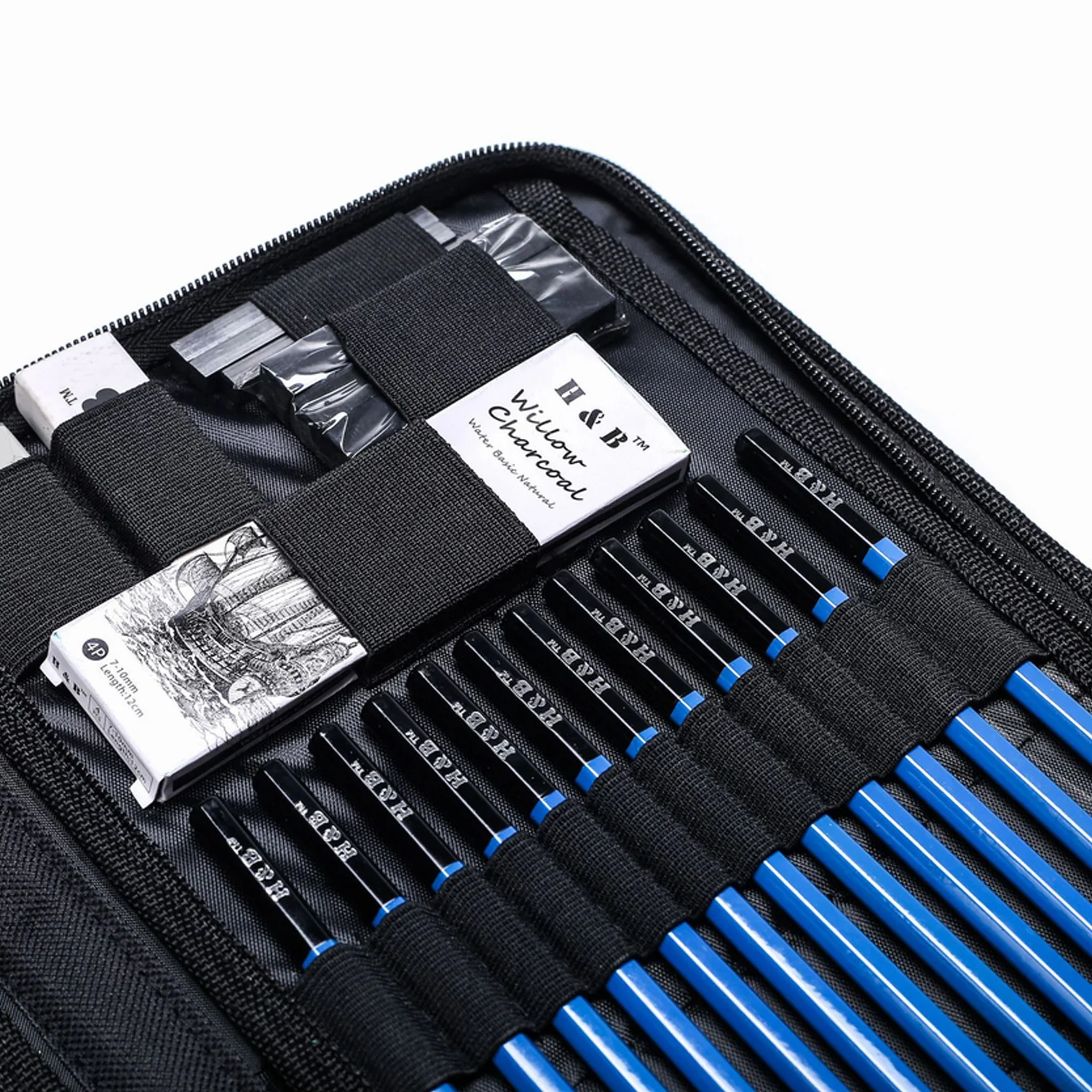 48 шт. Рисование Живопись эскиз комплект карандашами ластики точилка A5 Эскиз