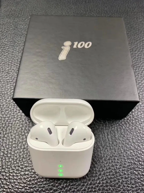 i100 tws New Best selling products pop-ups i100 tws headphones in ear wireless earbuds V5.0 bluetooth earphone with wireless charging - Цвет: i100 tws