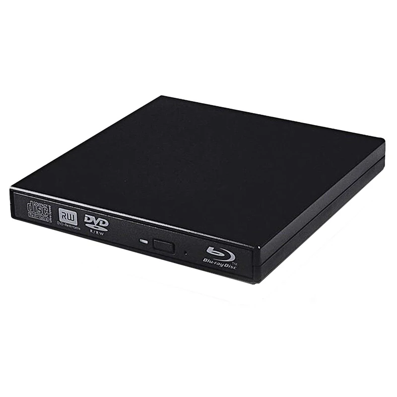 Bluray Player External USB 2.0 DVD Drive Blu-ray 3D 25G 50G BD-R BD-ROM CD/DVD RW Burner Writer Recorder for Laptop Computer PC