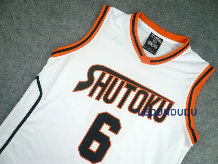 Аниме Куроко но басуке корзина Косплей Shutoku школьная форма Midorima Shintaro для мужчин Джерси Спортивная футболка шорты набор 4 5 6