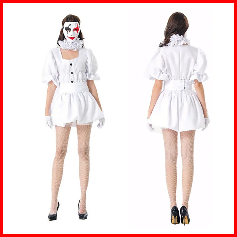 Для взрослых унисекс в виде мужчин Стивена Кинга это Cosplays wo Хэллоуин клоун Джокер