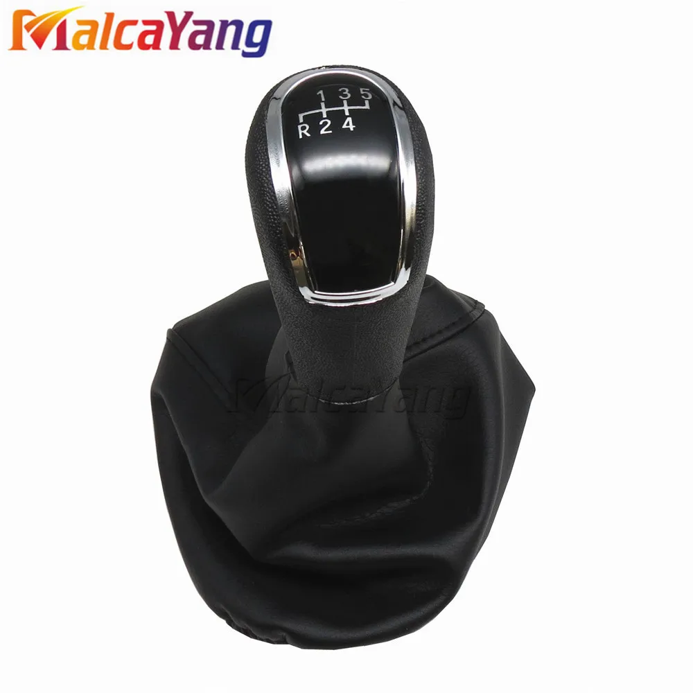 5 Speed Для Mercedes Benz C класса W203 S203/W202 BJ(93-01)/A-Class W168(97-04) 5 6 Скорость Шестерни рукоятка рычага переключения передач Гетры Загрузки Крышка - Название цвета: 5 Speed