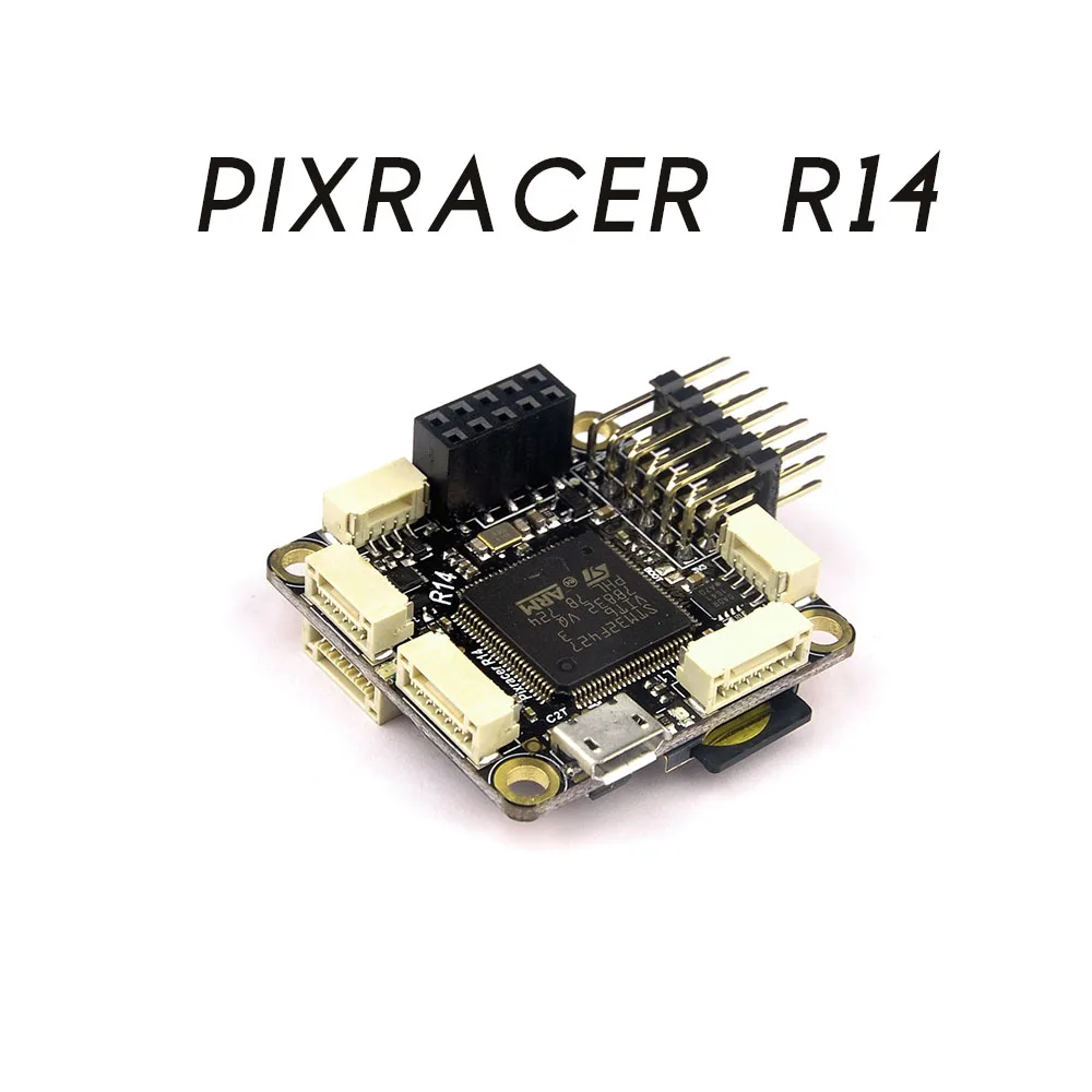 Контроллер полета Pixracer R14 F4 с защитным чехлом ЧПУ ESP8266 Wi Fi модуль микро sd карта