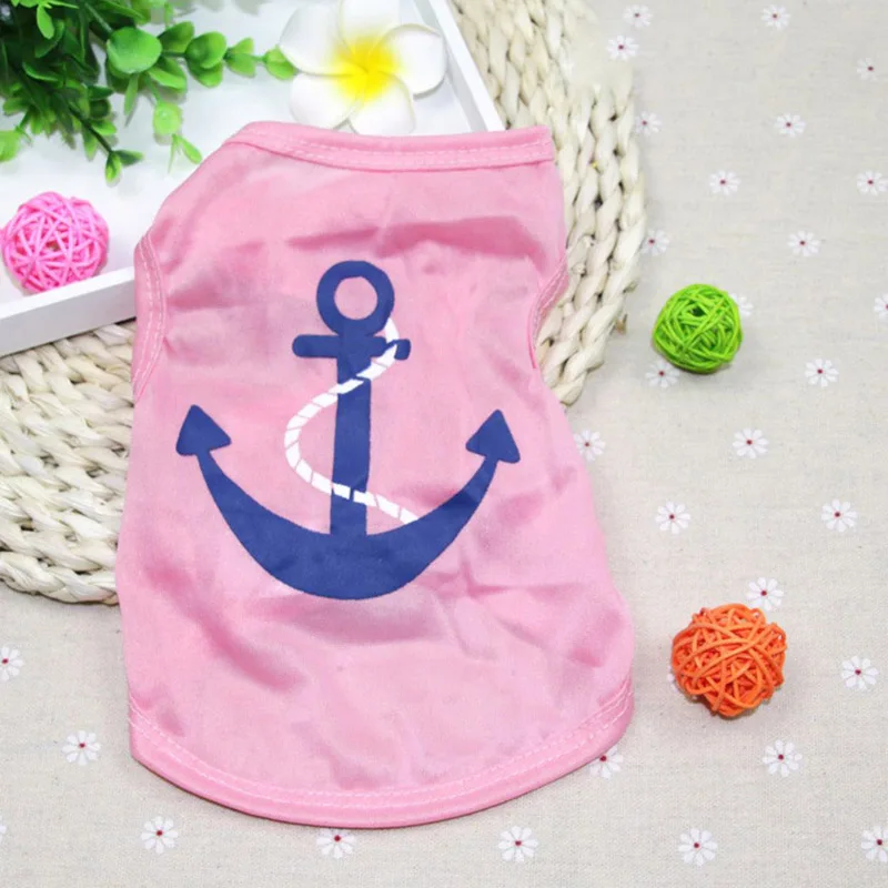Summer Dog Clothes For Dogs Tshirt Cheap Cat Pet Vest Pets Clothing Small Medium Chihuahua Pug York Supplies | Дом и сад