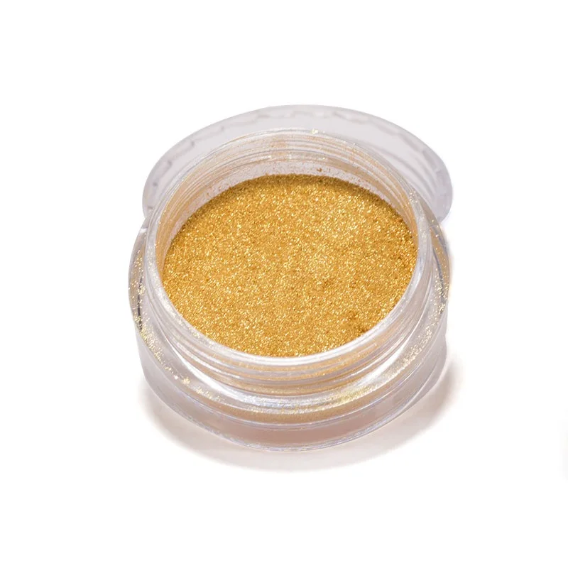 Зеркальная пудра с эффектом блеска для ногтей 1 г серебристая зеркальная