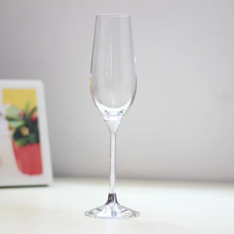 2020 новый дизайн прозрачный Кристальный 235 мл Свадебные очки|crystal wedding glasses|crystal