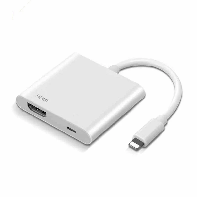 ABS/алюминиевый сплав цифровой AV HDMI адаптер 4K USB кабель Разъем до 1080P HD для iPhone X/8 P/6/6