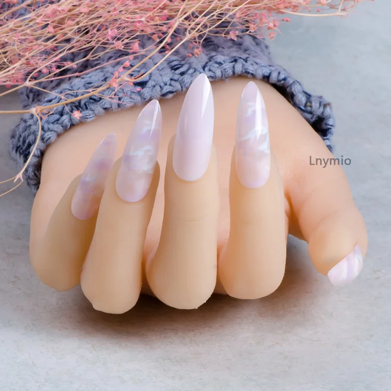 Накладные ногти с очень длинным рисунком 24 шт.|nail|nail applicationnail art foil adhesive |