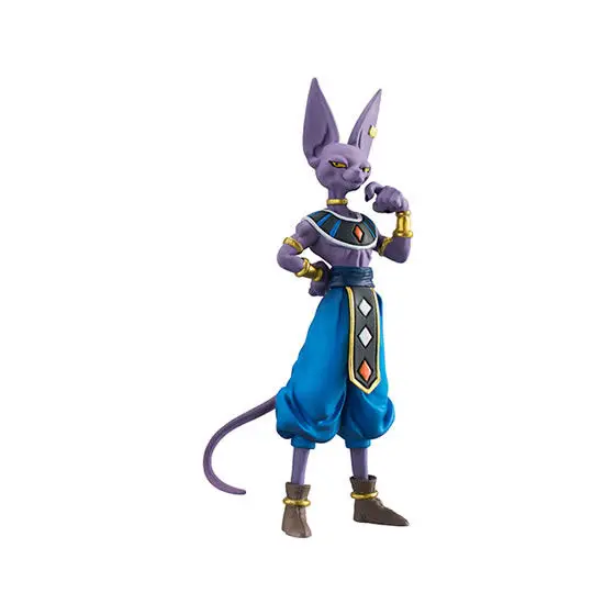 "Dragon Ball SUPER" оригинальная BANDAI Высококачественная настоящая фигурка игрушка гачапон 02-набор 4 шт Broly Goku Beerus Whis
