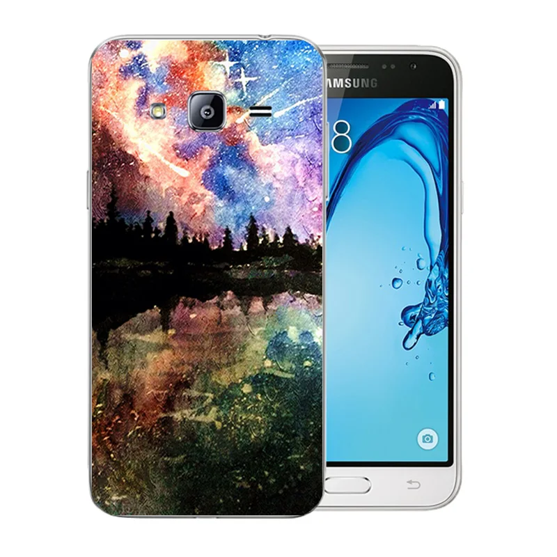 Чехол для Телефона силиконовый Samsung Galaxy J3 2016 j310 ТПУ задняя крышка 5 0 дюйма (2016)