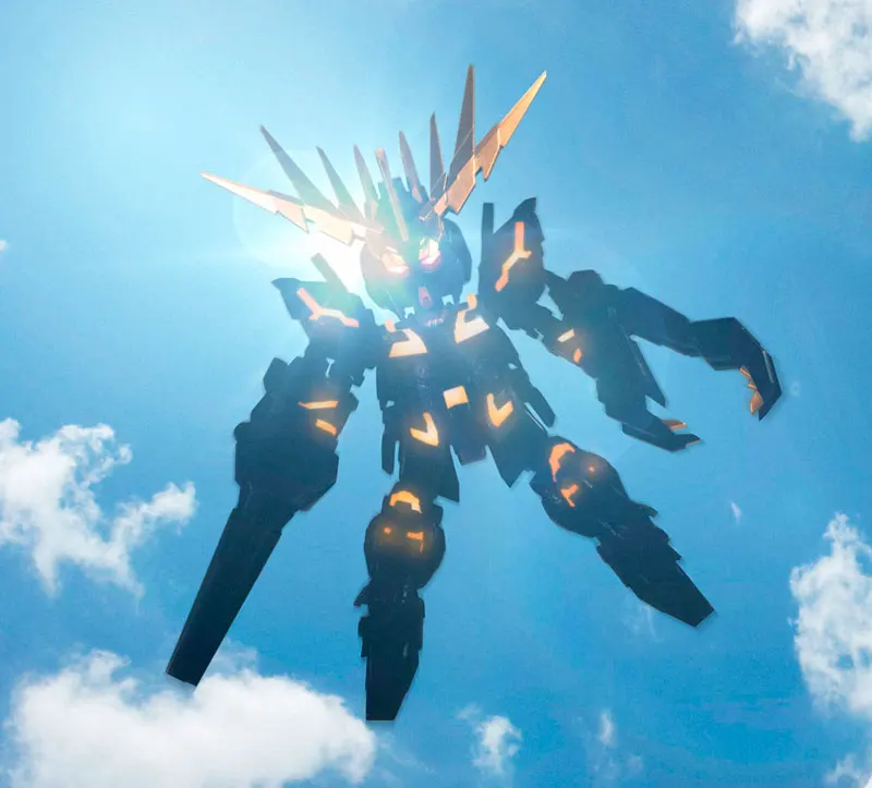 Оригинальный мобильный костюм Gundam Unicorn стиль бандаи тамаши нациями фигурка NXEDGE