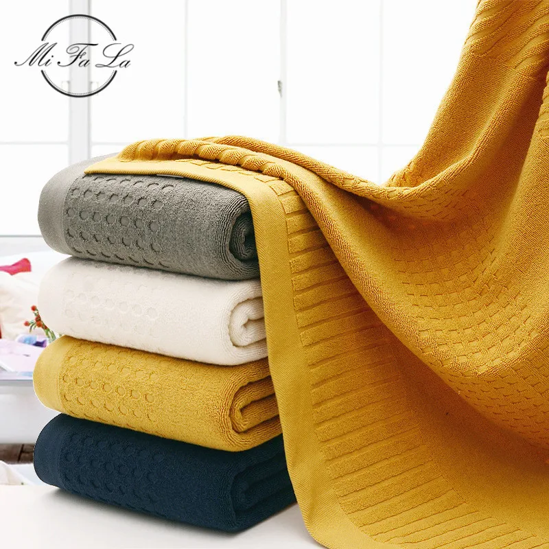 Большое махровое хлопковое банное полотенце для взрослых и детей плотное душа