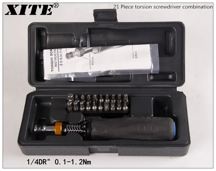 

Imported XITE Preset Torsion Wrench Torque Screwdriver Meter Bike Repair Tools