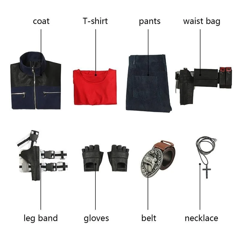 Костюм для косплея Рико Родригес из куртки на молнии и брюк | Тематическая одежда