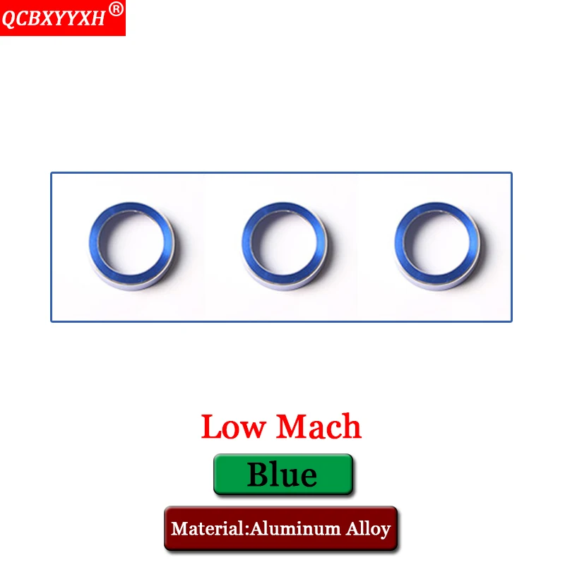 Low Mach Blue QCBXYYXH автомобильный Стайлинг кондиционер управление переключатель ручка кольцо чехол с блестками Авто украшения аксессуары для Suzuki Vitara - Название цвета: Low Mach Blue