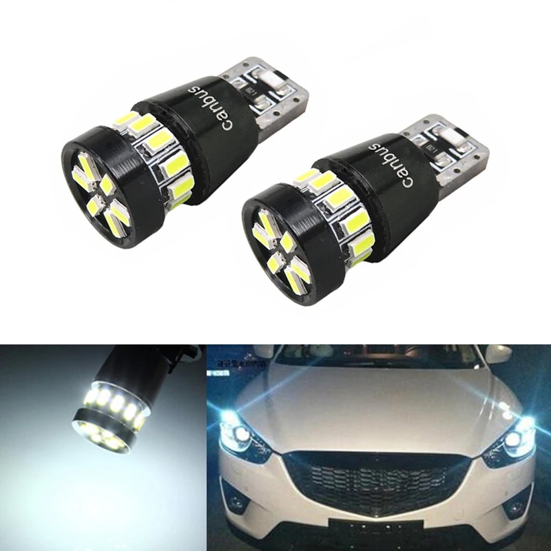 DOTAATDW 2x T10 W5W светодиодный Клин светильник Габаритные фары лампы для Mazda 323 626 cx 5