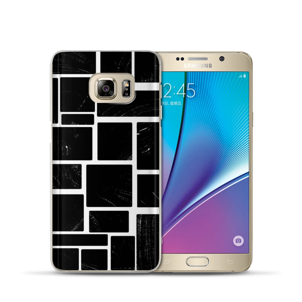 Square stripe Cover For Samsung Galaxy A5 2017 J3 J5 J7 A3 2016 2015 S6 S7 Edge S8 S9 Plus Coque Vintage Fundas Carcasas Etiu |
