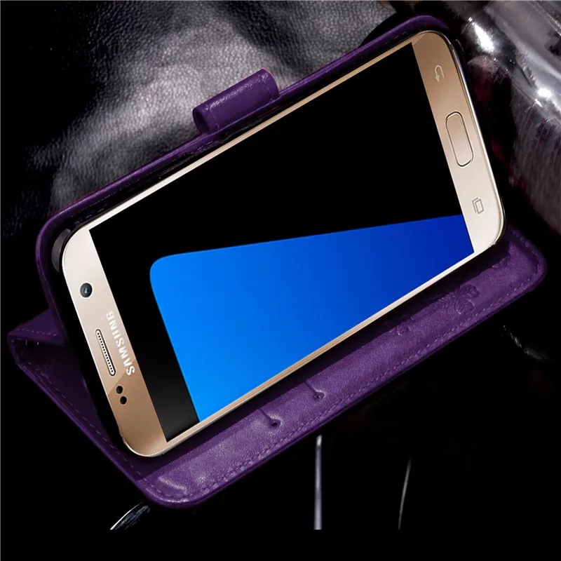 Для iPhone 5S 4S iPhone 5 6 S 6 S 8 7 Plus кожаный флип чехол для samsung Galaxy J5 J7 J3 J1 A3 A5 J5 S5 S7 S6 край S3 S4 мини
