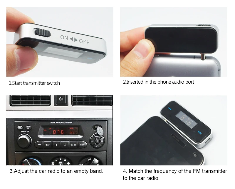 Автомобильный fm-передатчик для смартфона Bluetooth беспроводной Авто плеер аудио