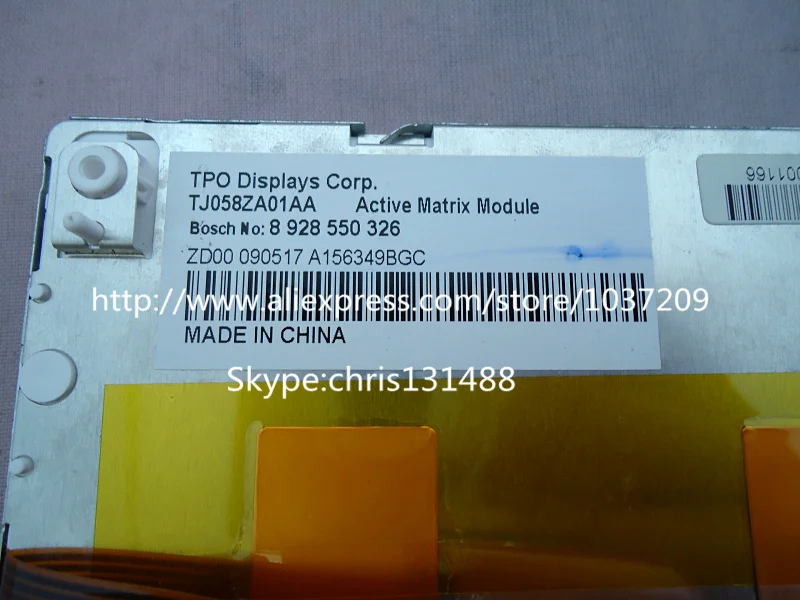 ЖК-дисплей 5 8 дюйма TJ058ZA01AA TPO отображает Corp активный матричный модуль для Bluespot