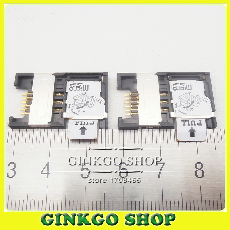 100pcs/lot 2 in 1 Mobile Phone Sim card Slot sim socket Holder +Memory Card holder PROCONN quality Free shipping | Обустройство дома