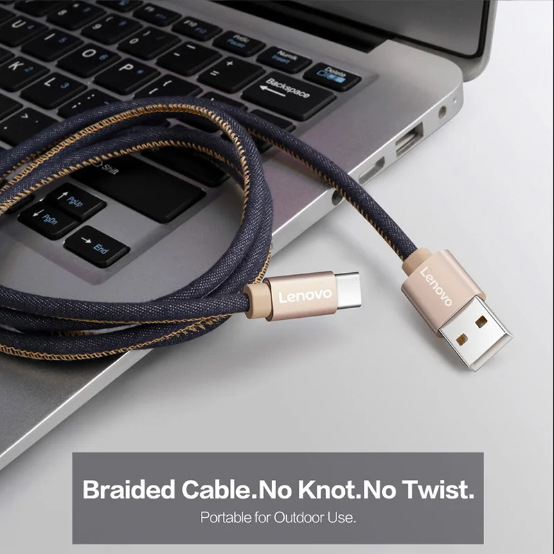 Lenovo 5 шт./лот 1 м Тип usb C кабель быстрая Зарядное устройство кабеля-C USB для samsung S8 Xiaomi