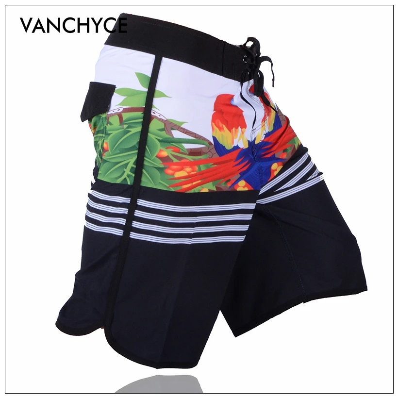 VANCHYCE мужские пляжные шорты бермуды короткая быстросохнущая Серебряная доска со