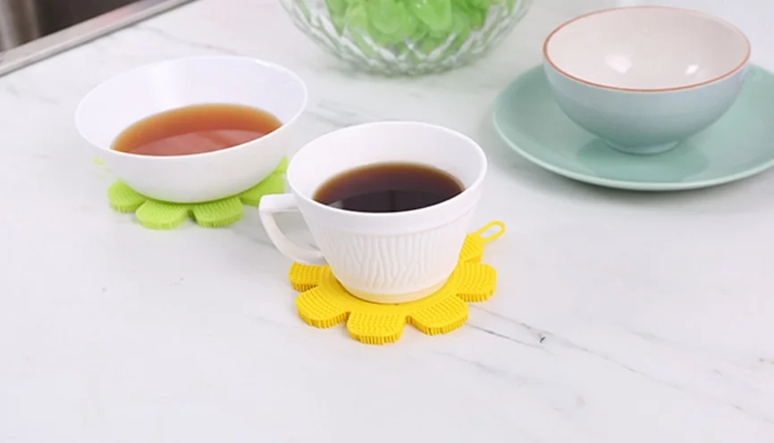 Силиконовая щетка для посуды многофункциональная кухонная мытья посуды/тарелок