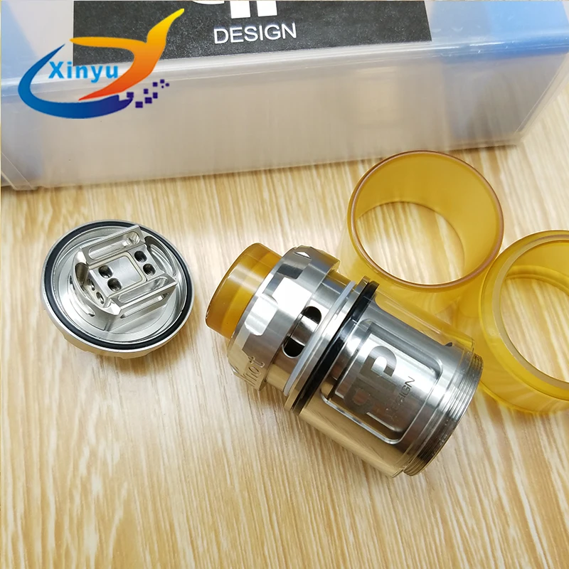 Qp Juggerknot RTA 4 мл 316 ss сменный бак Атомайзеры верхний поток воздуха в катушке дизайн