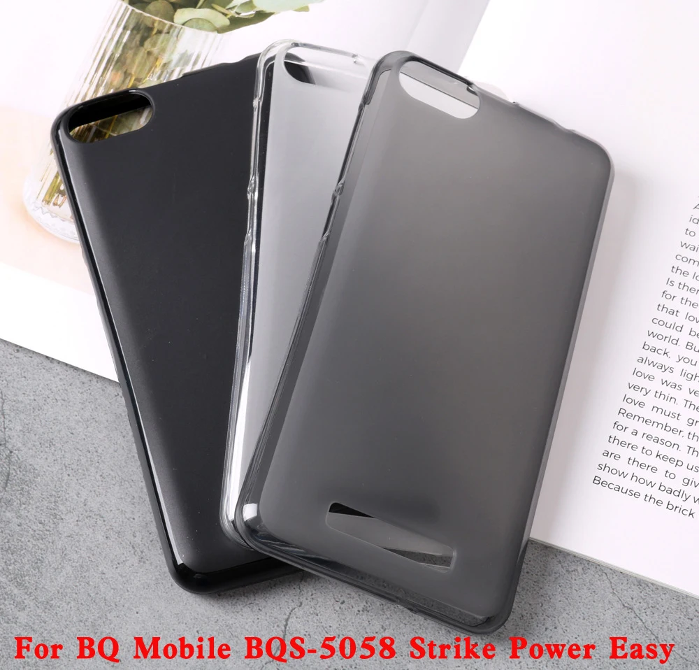 Чехол для BQ BQ-5058 Strike Power Easy 5058 мягкая задняя защитная крышка из ТПУ оболочка Чехлы