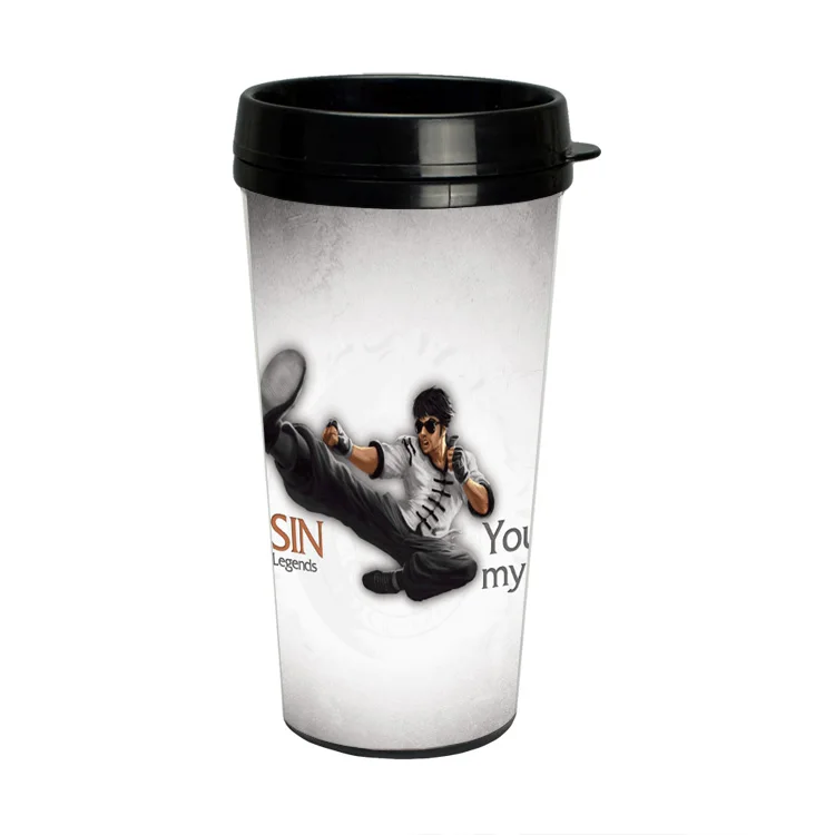 Бесплатная доставка кружка для путешествий 450 мл рекламы сделай сам Лига Легенд