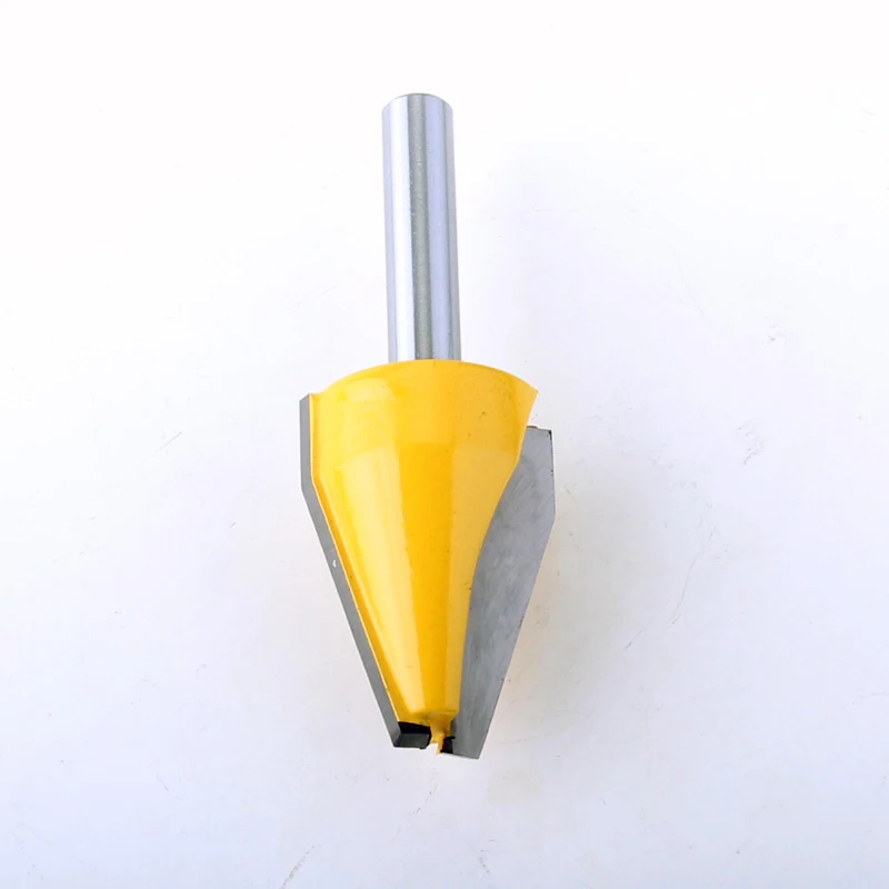 CHWJW 1pc 8mm Shank Panel Raiser Router Bit - Vertical Bevel Design Woodworking cutter Tenon Cutter for Tools | Инструменты