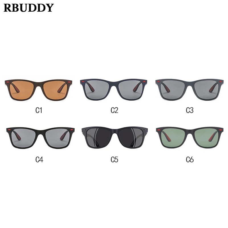 Солнцезащитные очки RBUDDY мужские уличные спортивные поляризационные квадратной